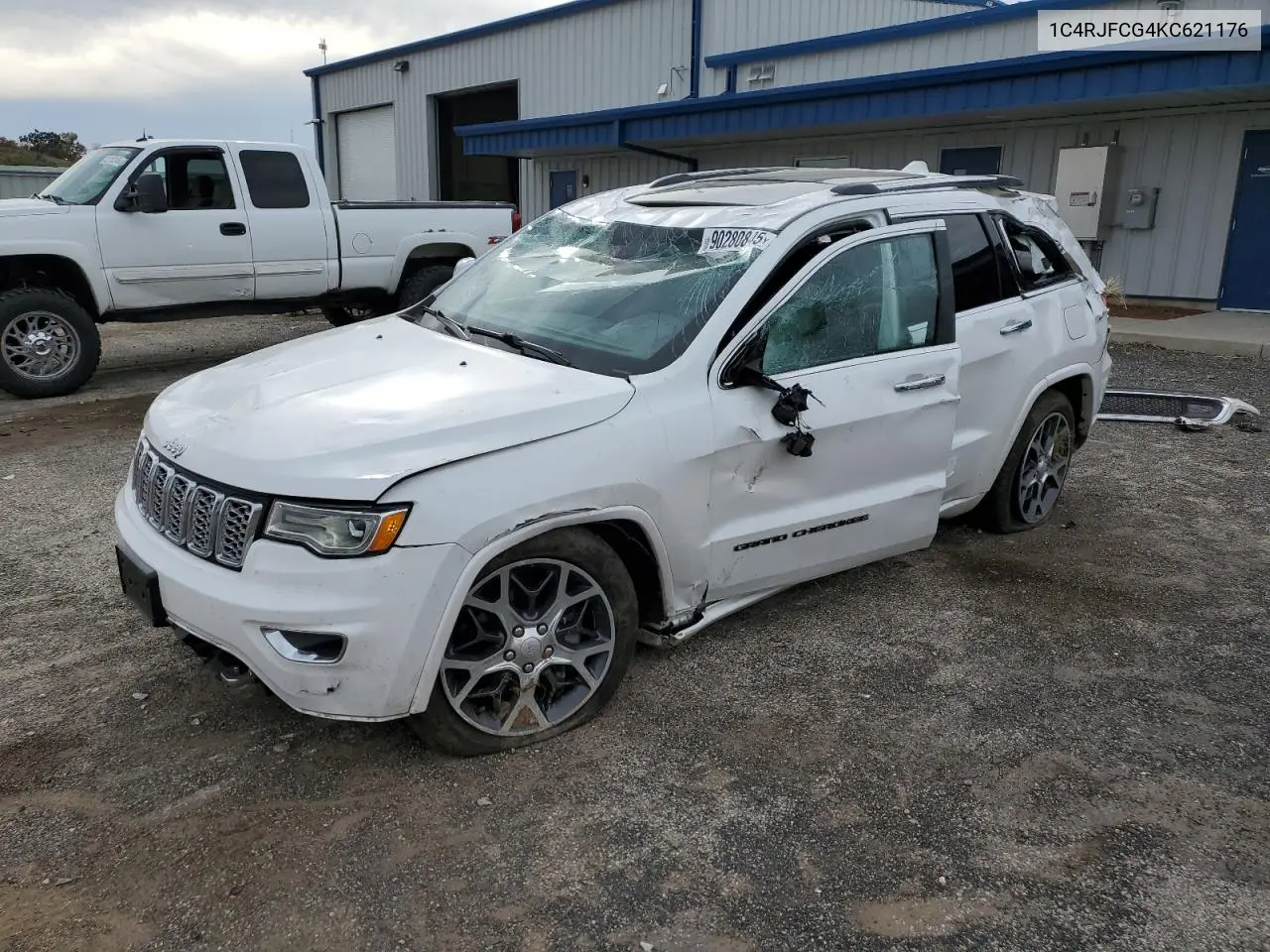 1C4RJFCG4KC621176 2019 Jeep Grand Cherokee Overland