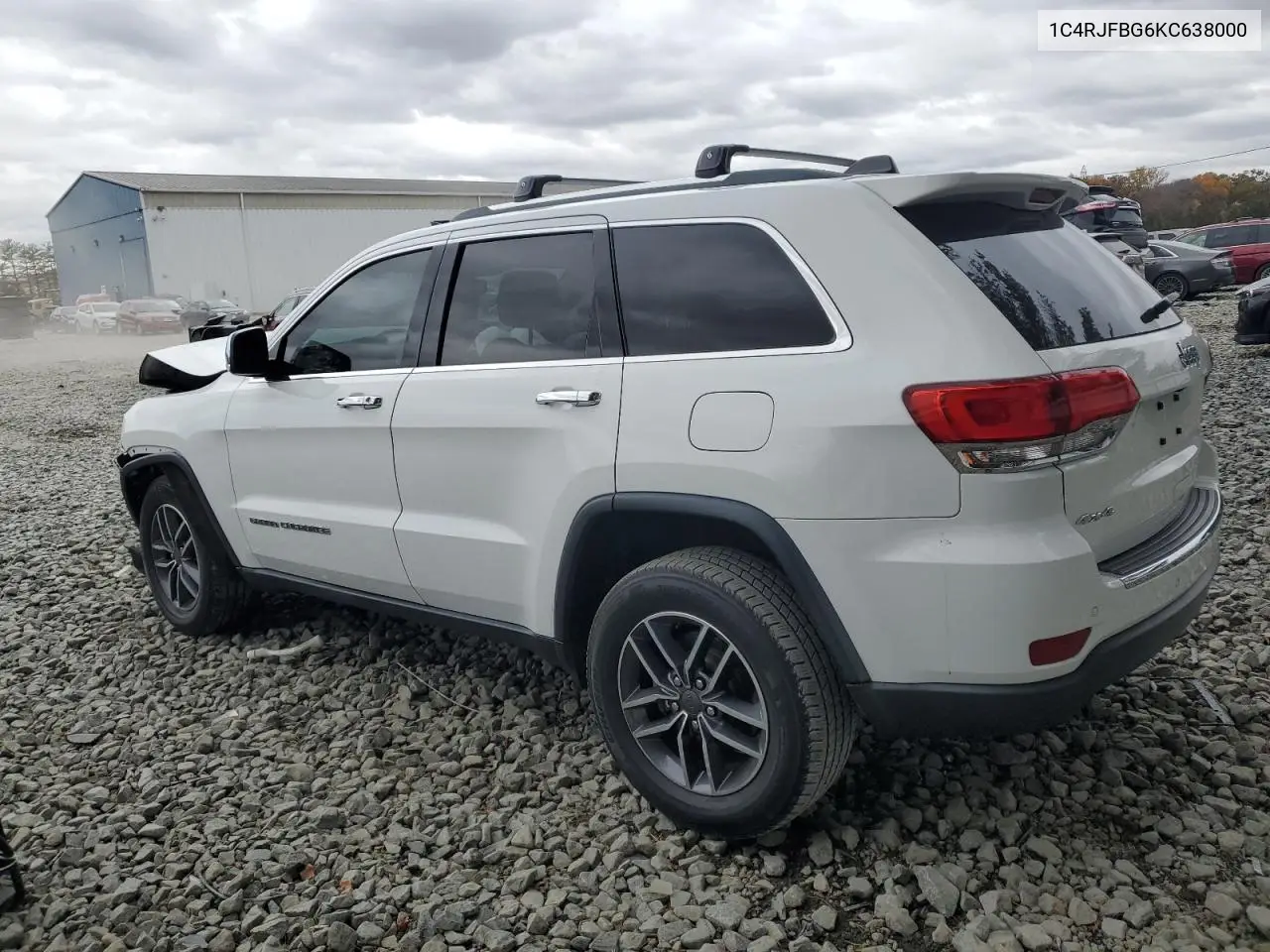 1C4RJFBG6KC638000 2019 Jeep Grand Cherokee Limited