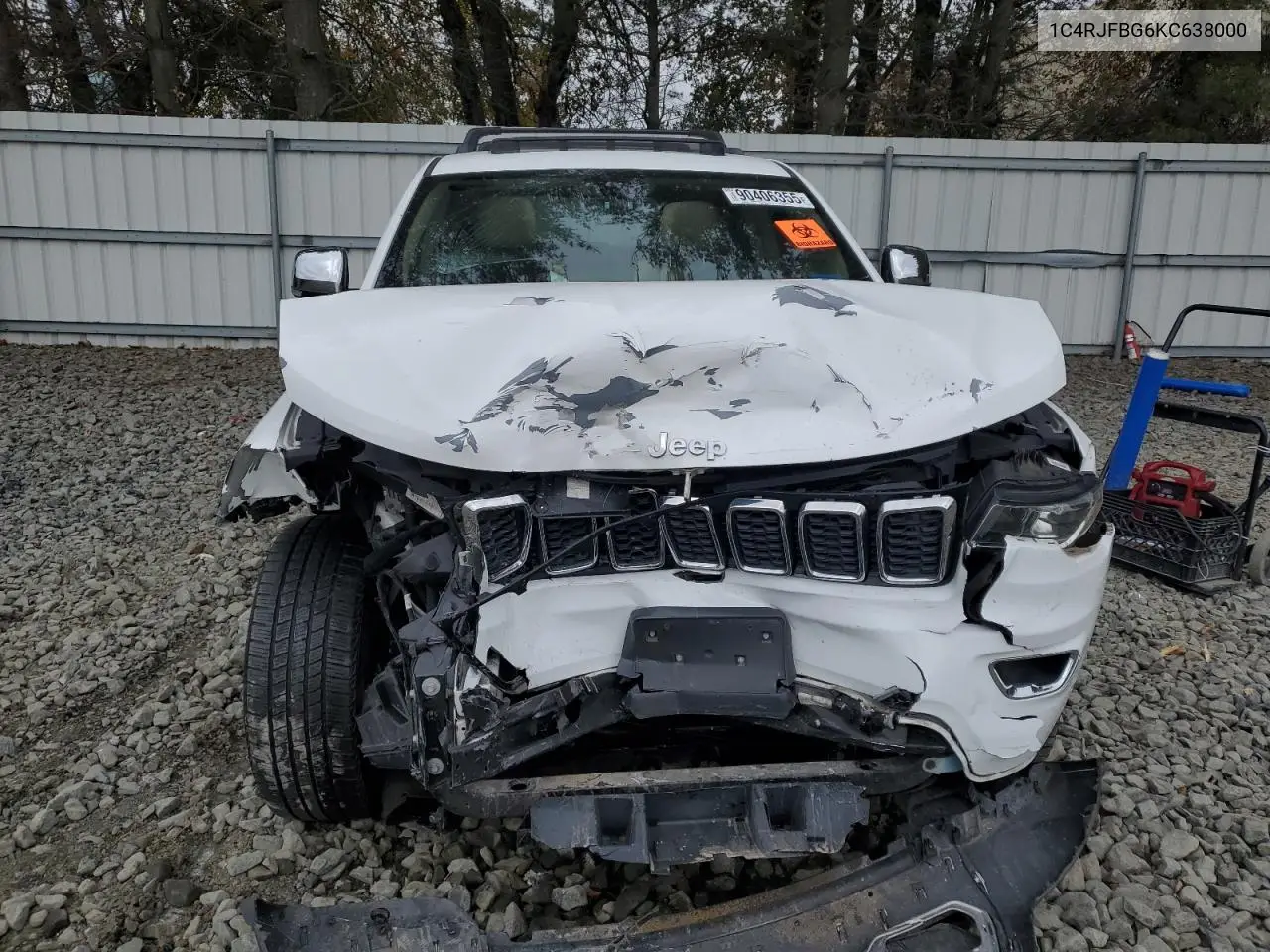 1C4RJFBG6KC638000 2019 Jeep Grand Cherokee Limited