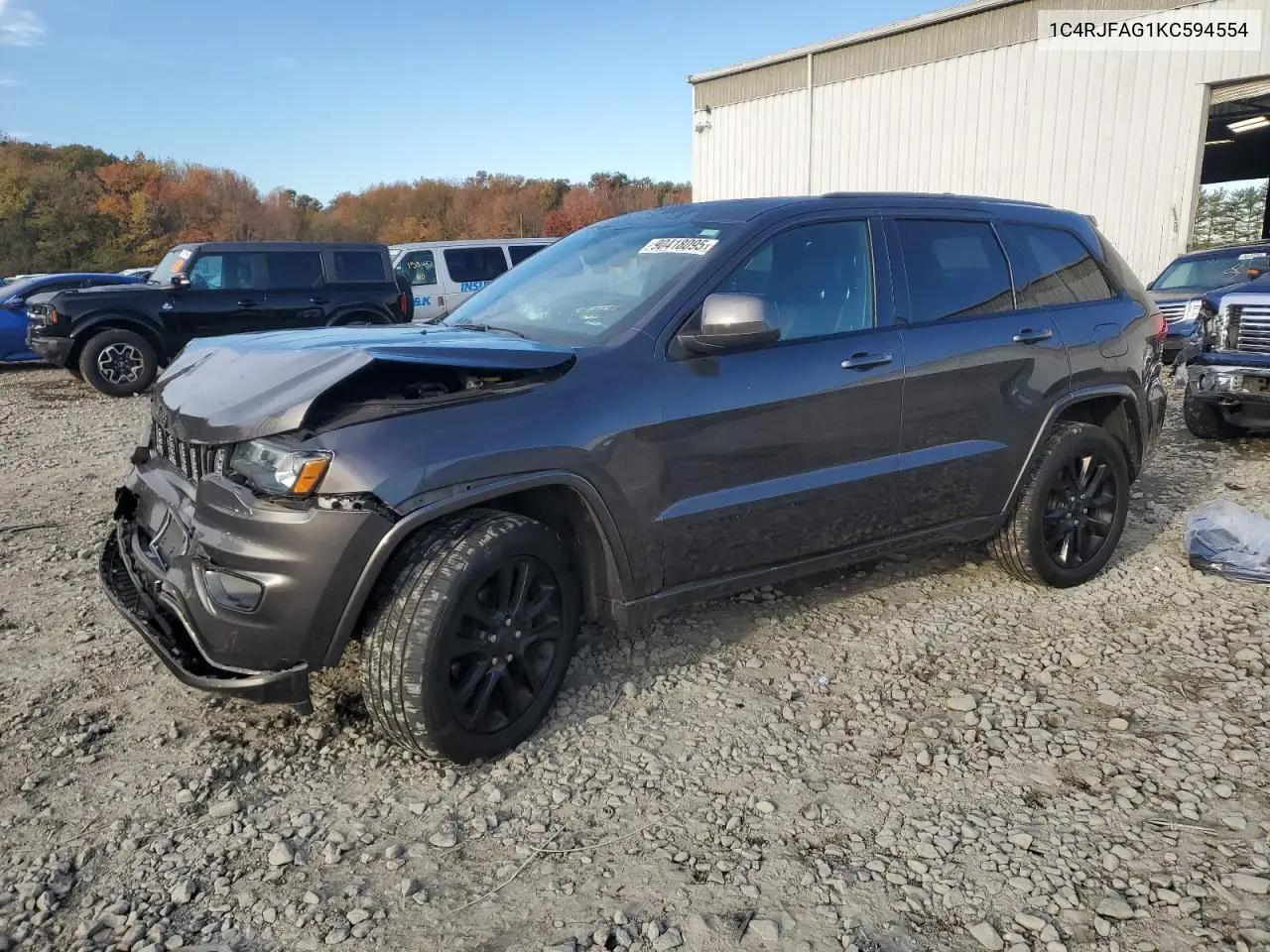 1C4RJFAG1KC594554 2019 Jeep Grand Cherokee Laredo