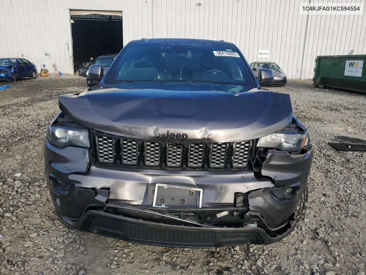 1C4RJFAG1KC594554 2019 Jeep Grand Cherokee Laredo