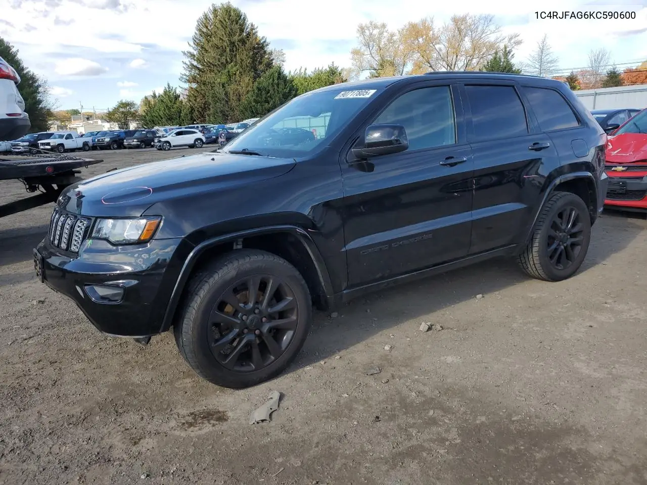 1C4RJFAG6KC590600 2019 Jeep Grand Cherokee Laredo