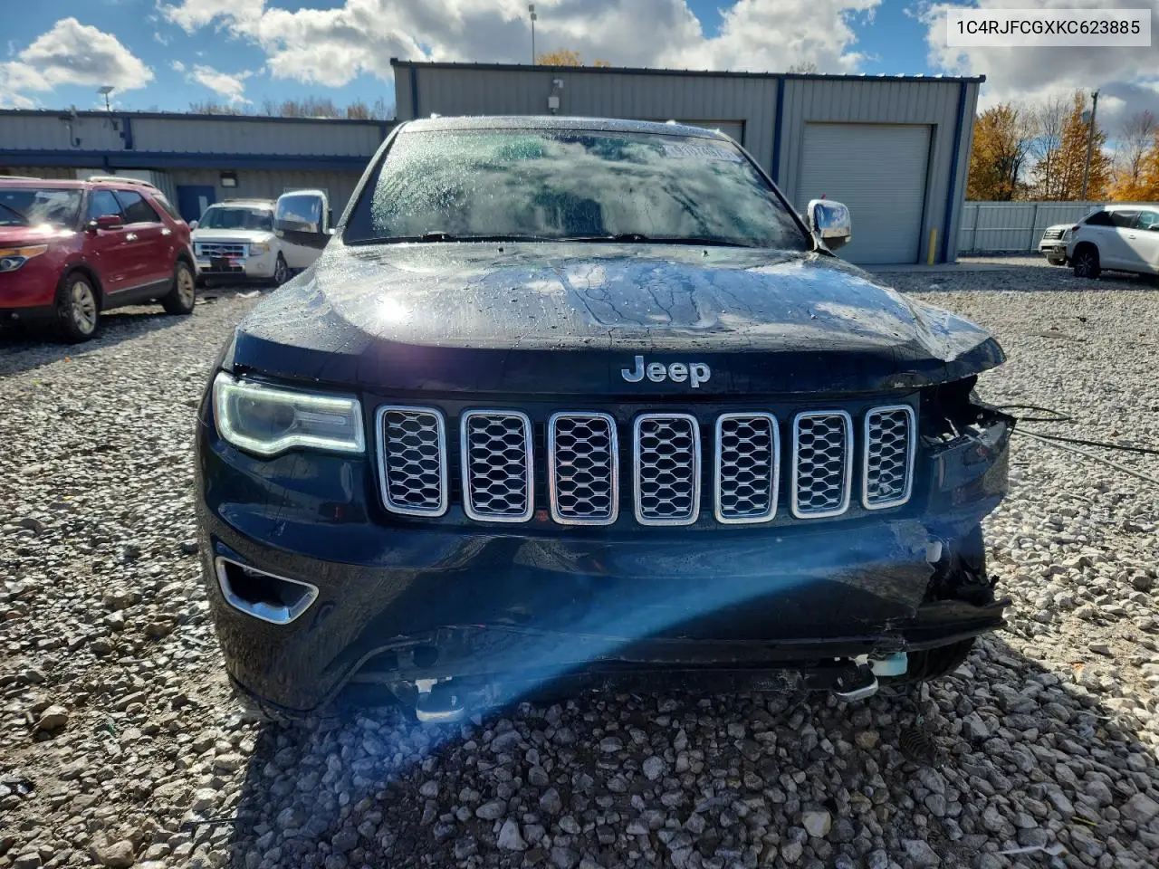 1C4RJFCGXKC623885 2019 Jeep Grand Cherokee Overland