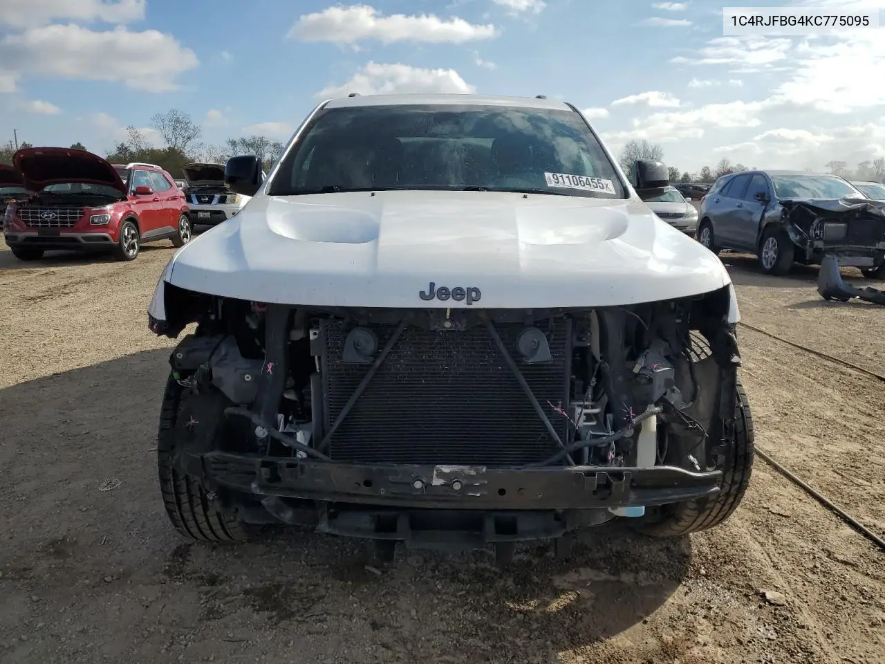 1C4RJFBG4KC775095 2019 Jeep Grand Cherokee Limited