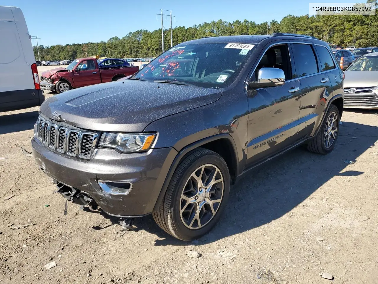 1C4RJEBG3KC857992 2019 Jeep Grand Cherokee Limited