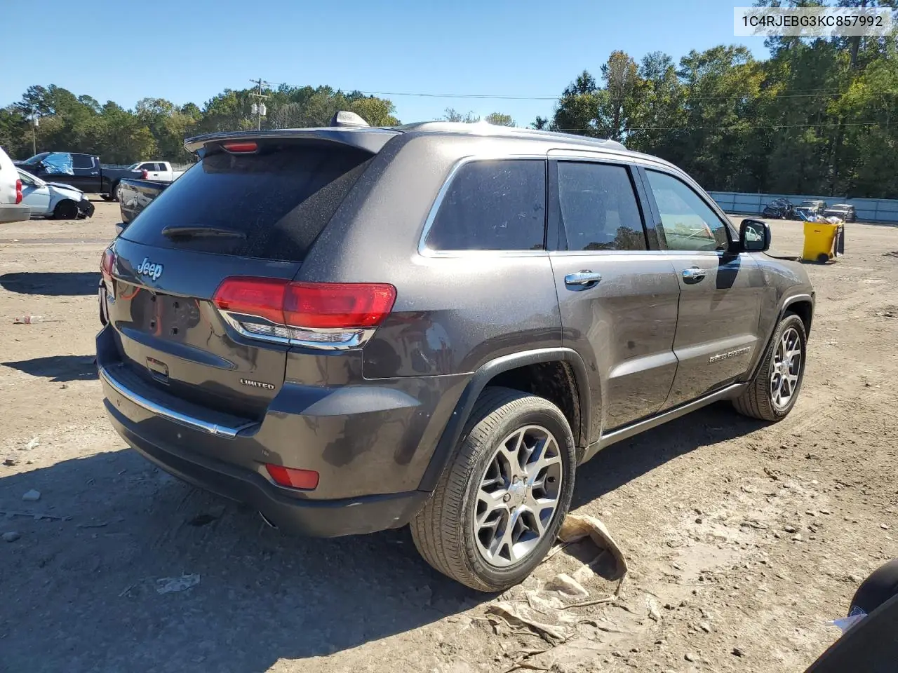 1C4RJEBG3KC857992 2019 Jeep Grand Cherokee Limited