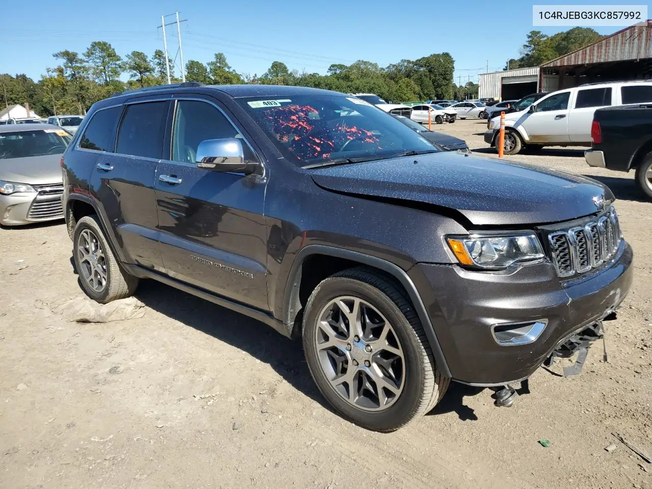 1C4RJEBG3KC857992 2019 Jeep Grand Cherokee Limited