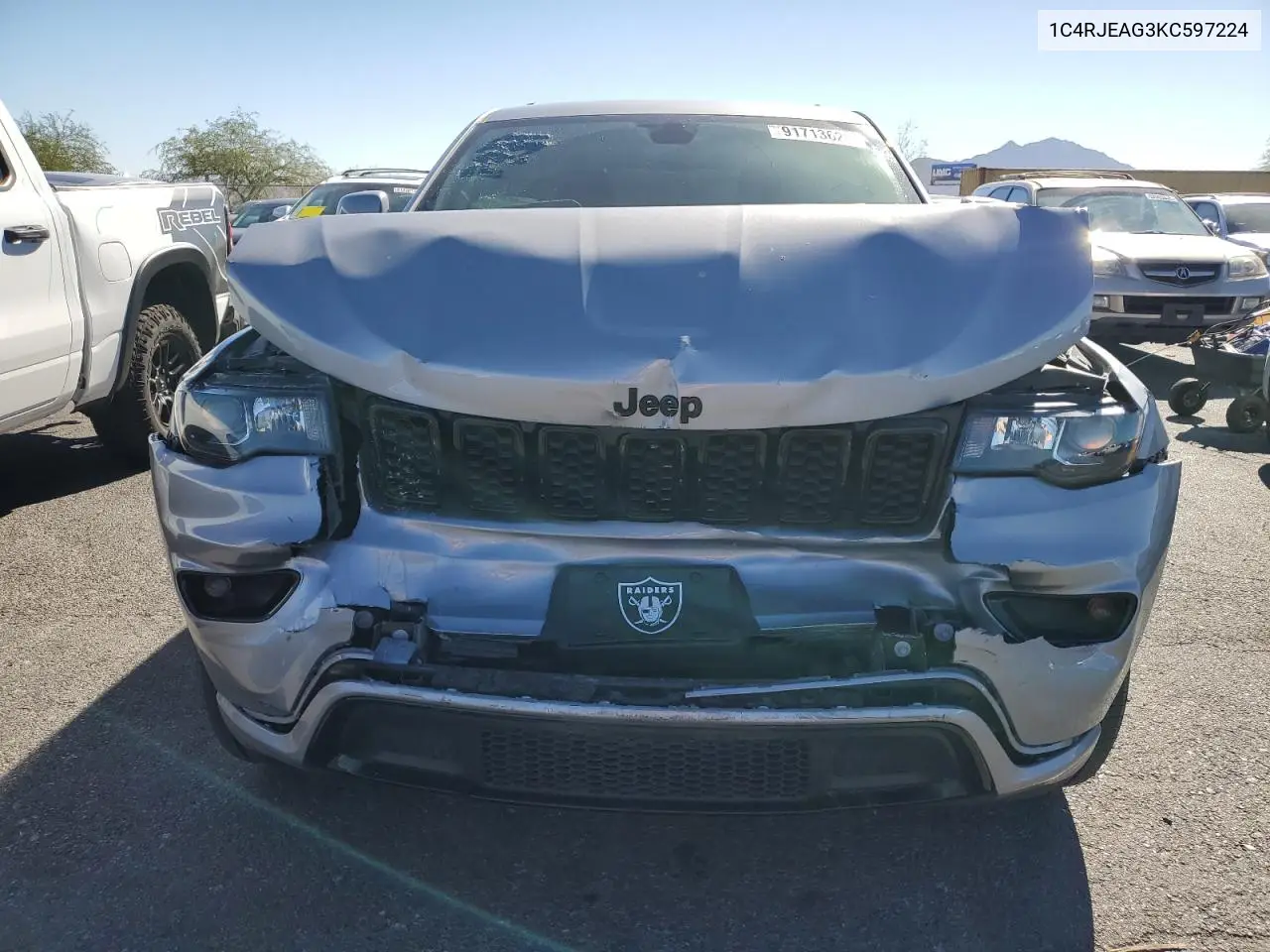 1C4RJEAG3KC597224 2019 Jeep Grand Cherokee Laredo