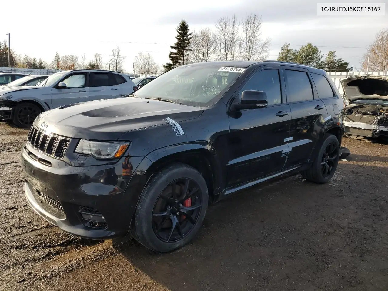 1C4RJFDJ6KC815167 2019 Jeep Grand Cherokee Srt-8