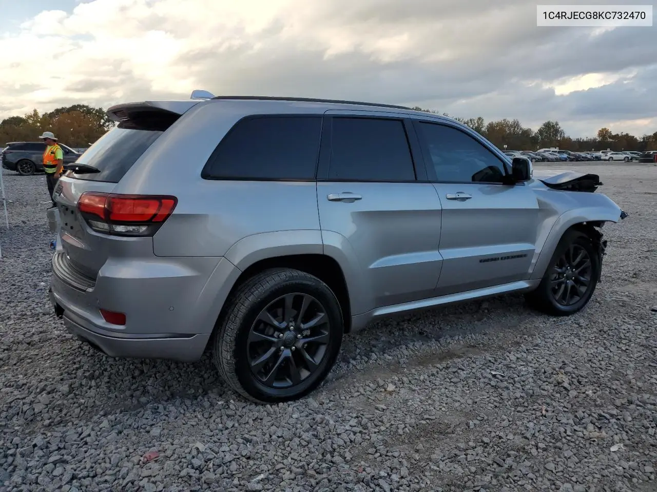 1C4RJECG8KC732470 2019 Jeep Grand Cherokee Overland