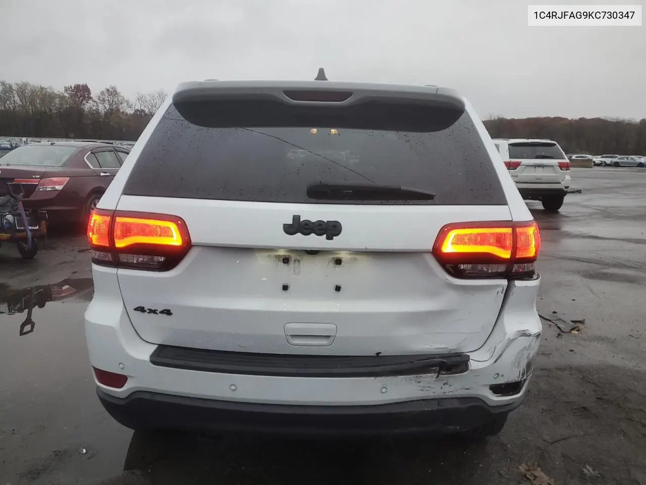 1C4RJFAG9KC730347 2019 Jeep Grand Cherokee Laredo