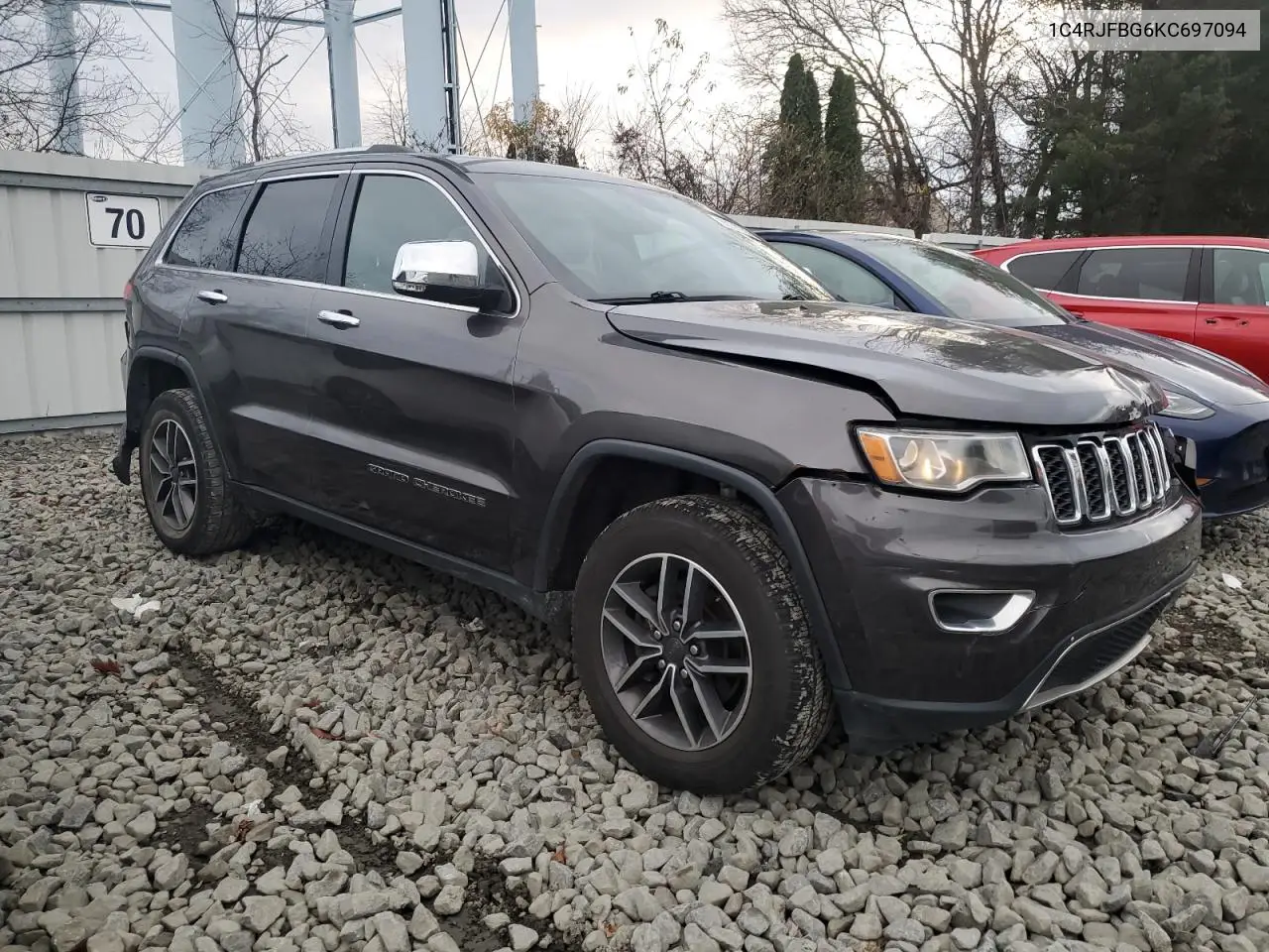 1C4RJFBG6KC697094 2019 Jeep Grand Cherokee Limited