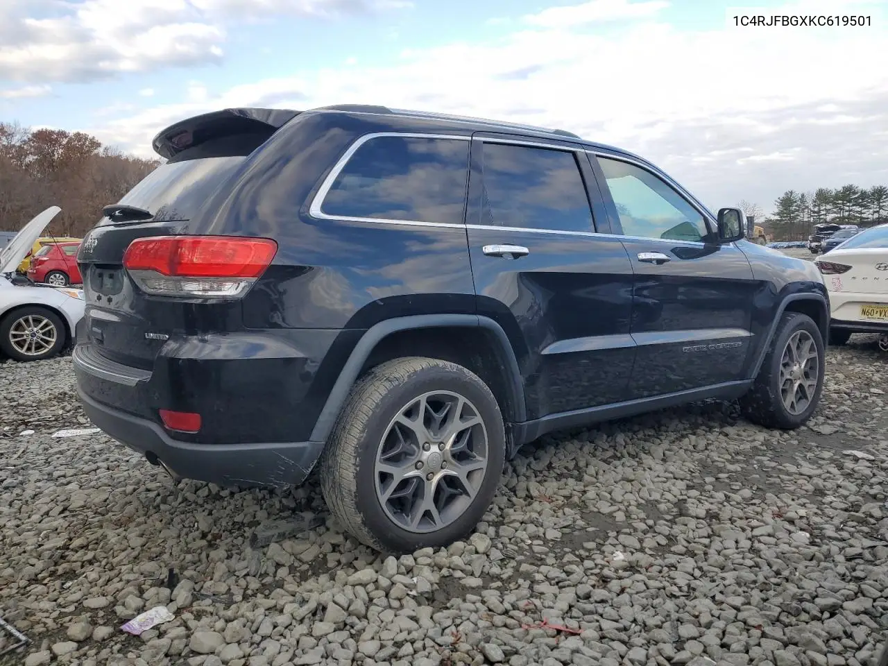 1C4RJFBGXKC619501 2019 Jeep Grand Cherokee Limited