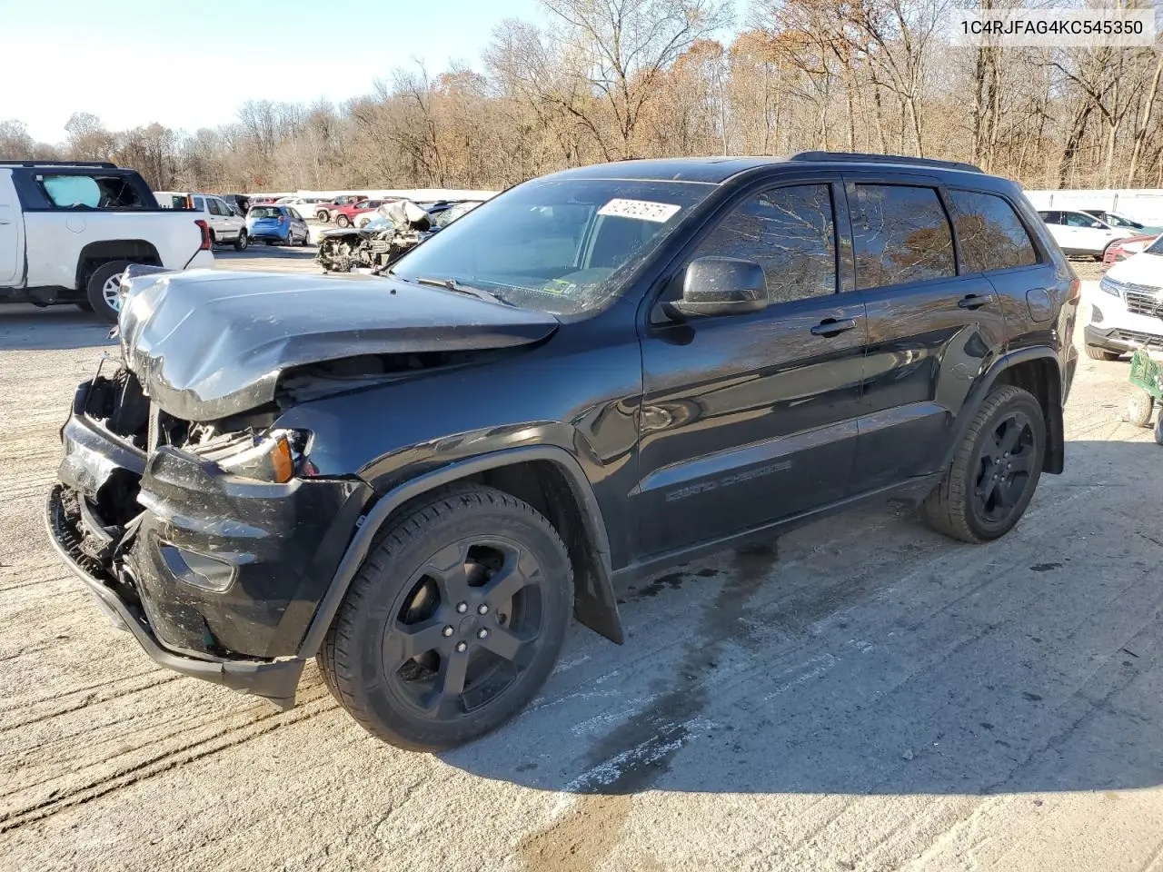 1C4RJFAG4KC545350 2019 Jeep Grand Cherokee Laredo