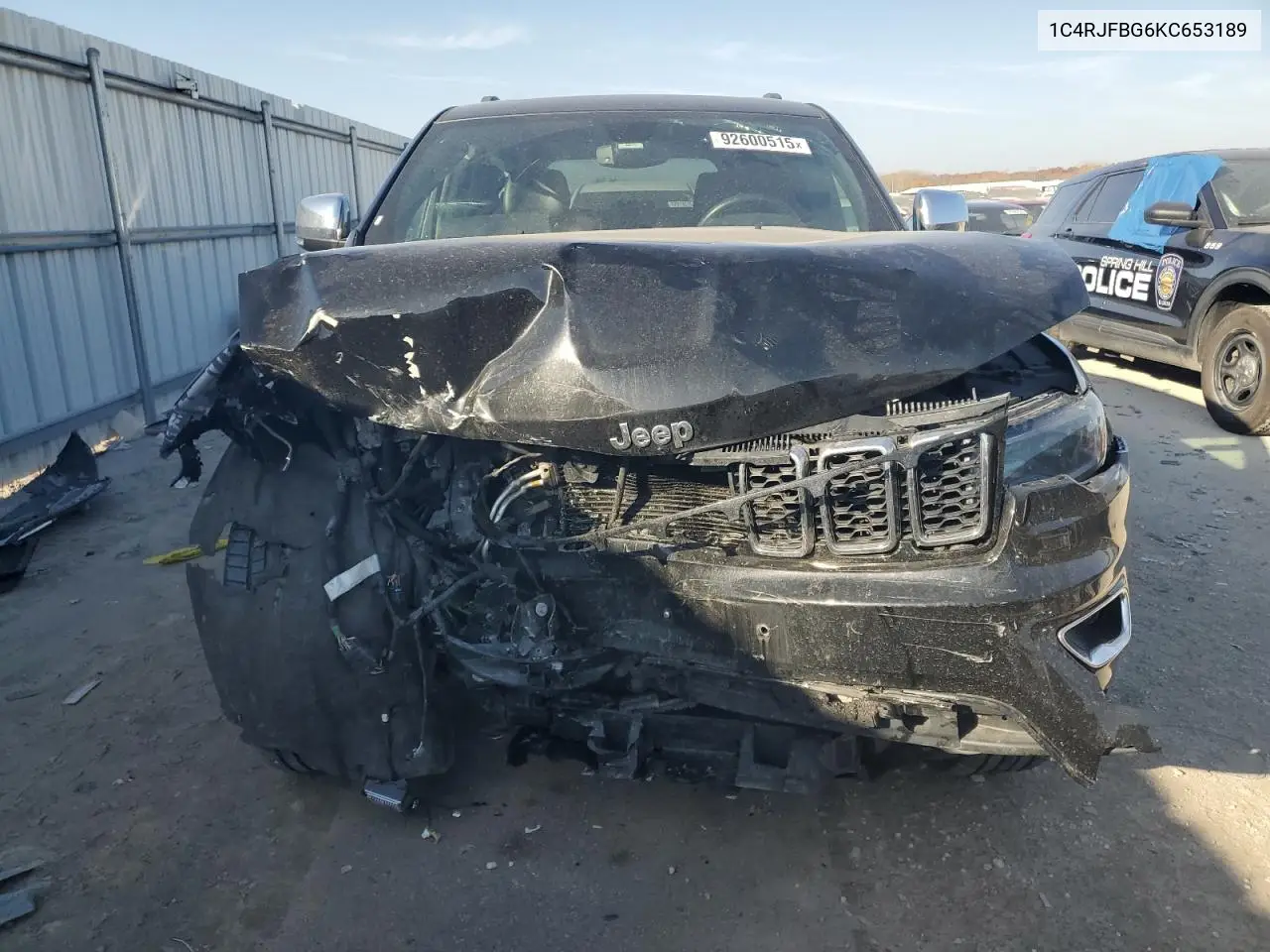 1C4RJFBG6KC653189 2019 Jeep Grand Cherokee Limited