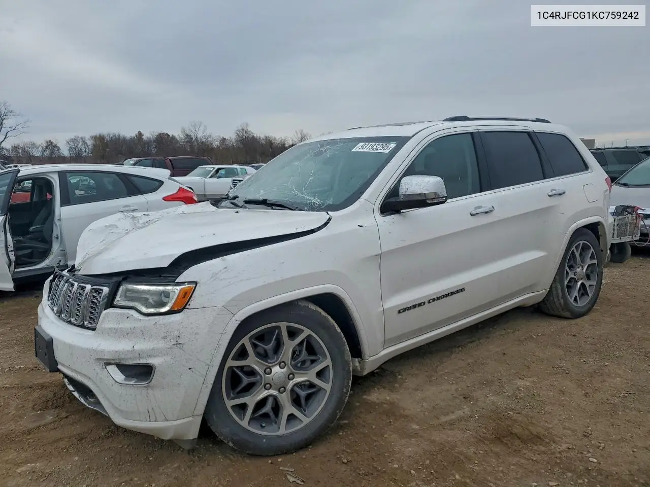 1C4RJFCG1KC759242 2019 Jeep Grand Cherokee Overland