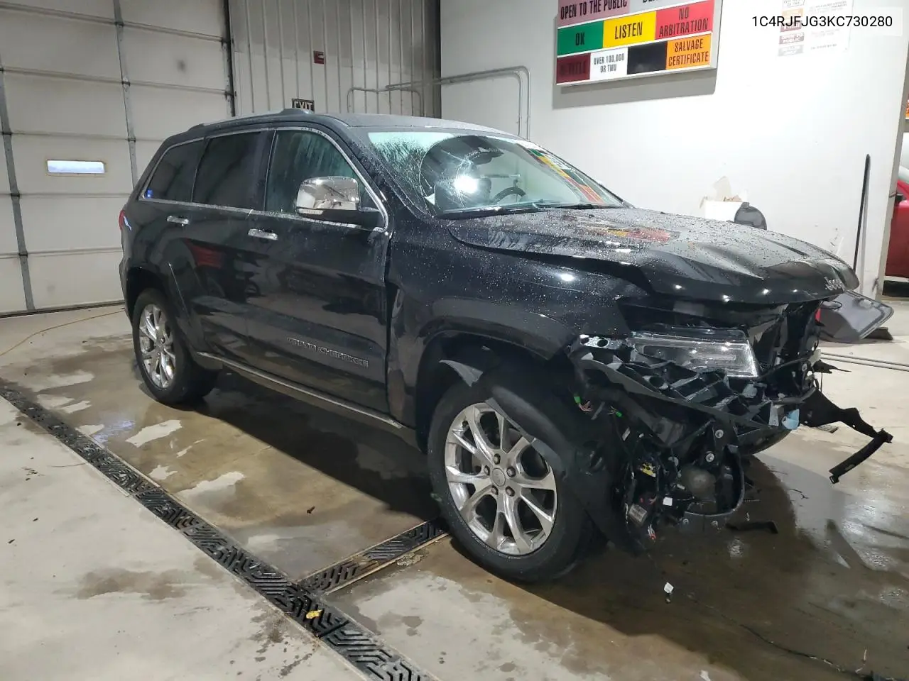 1C4RJFJG3KC730280 2019 Jeep Grand Cherokee Summit