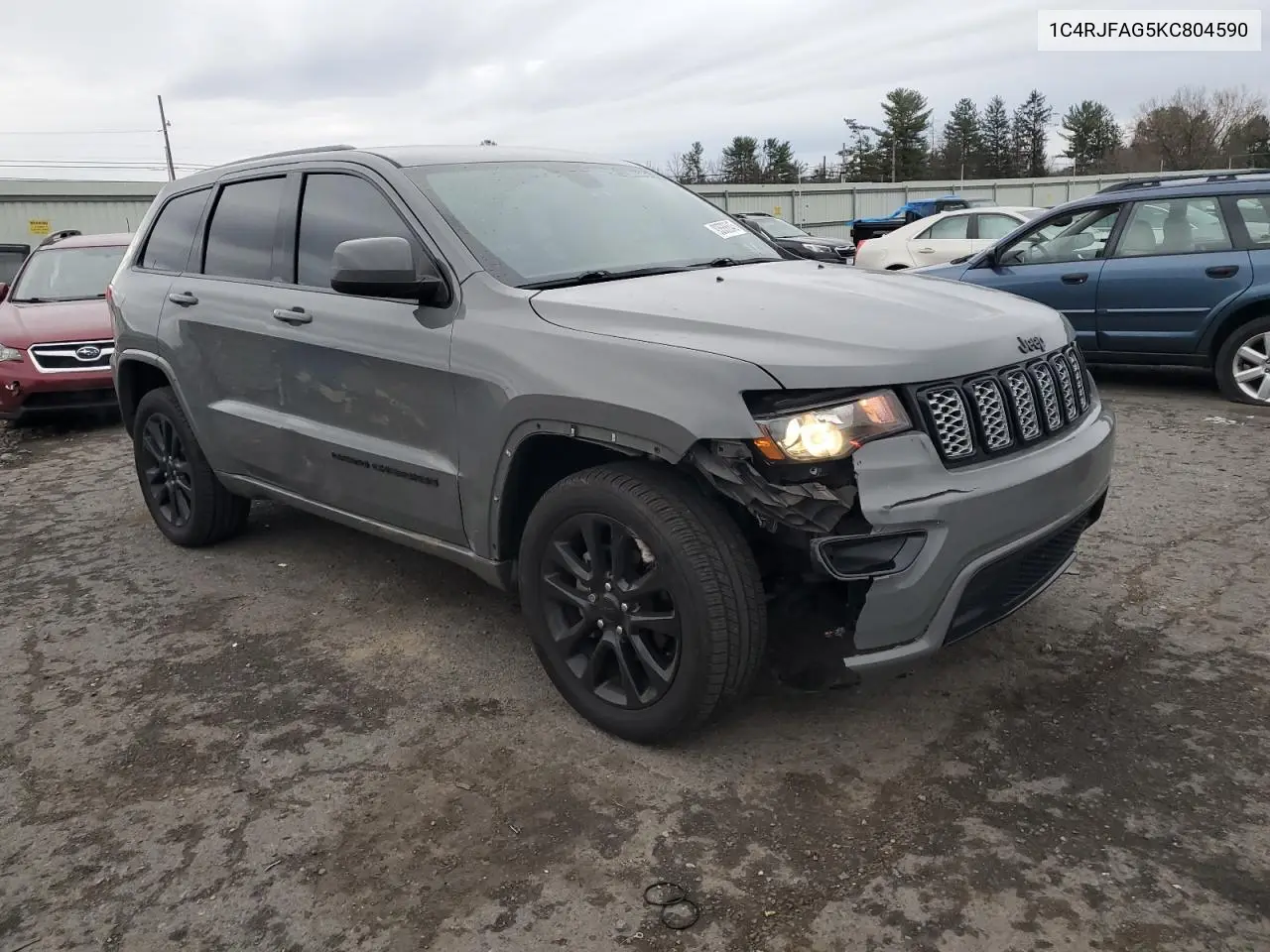 1C4RJFAG5KC804590 2019 Jeep Grand Cherokee Laredo
