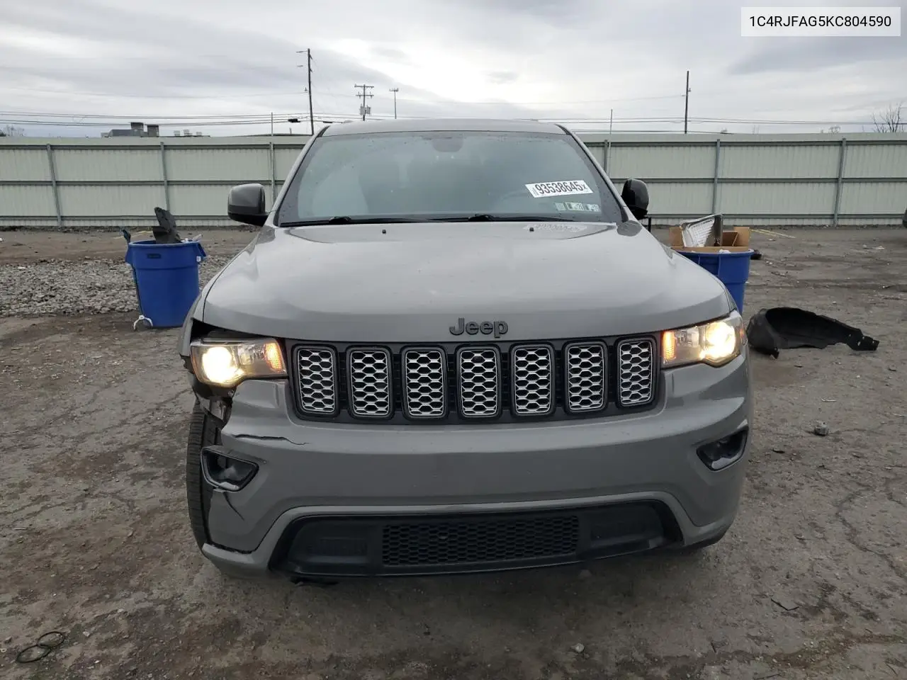1C4RJFAG5KC804590 2019 Jeep Grand Cherokee Laredo