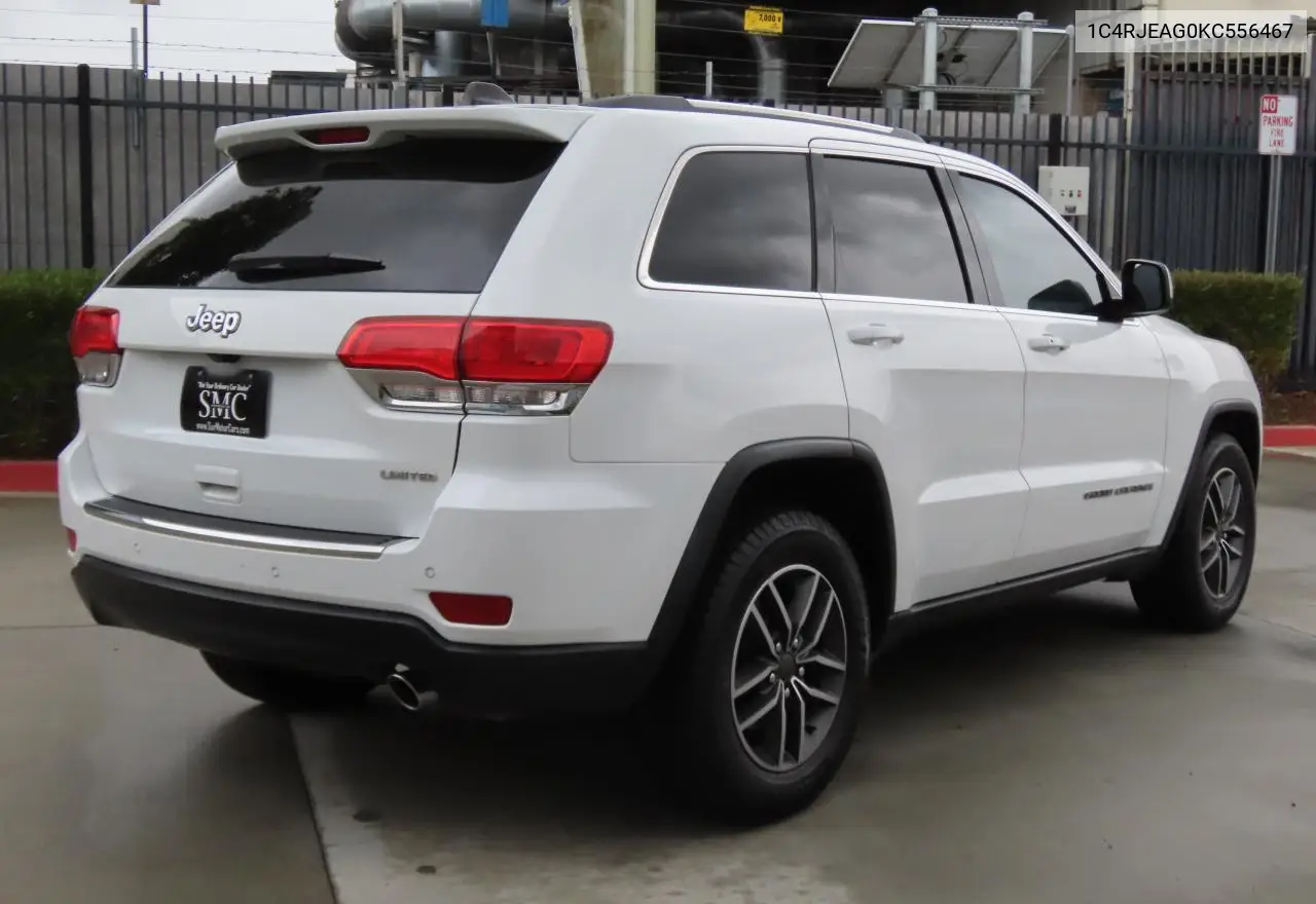 1C4RJEAG0KC556467 2019 Jeep Grand Cherokee Laredo