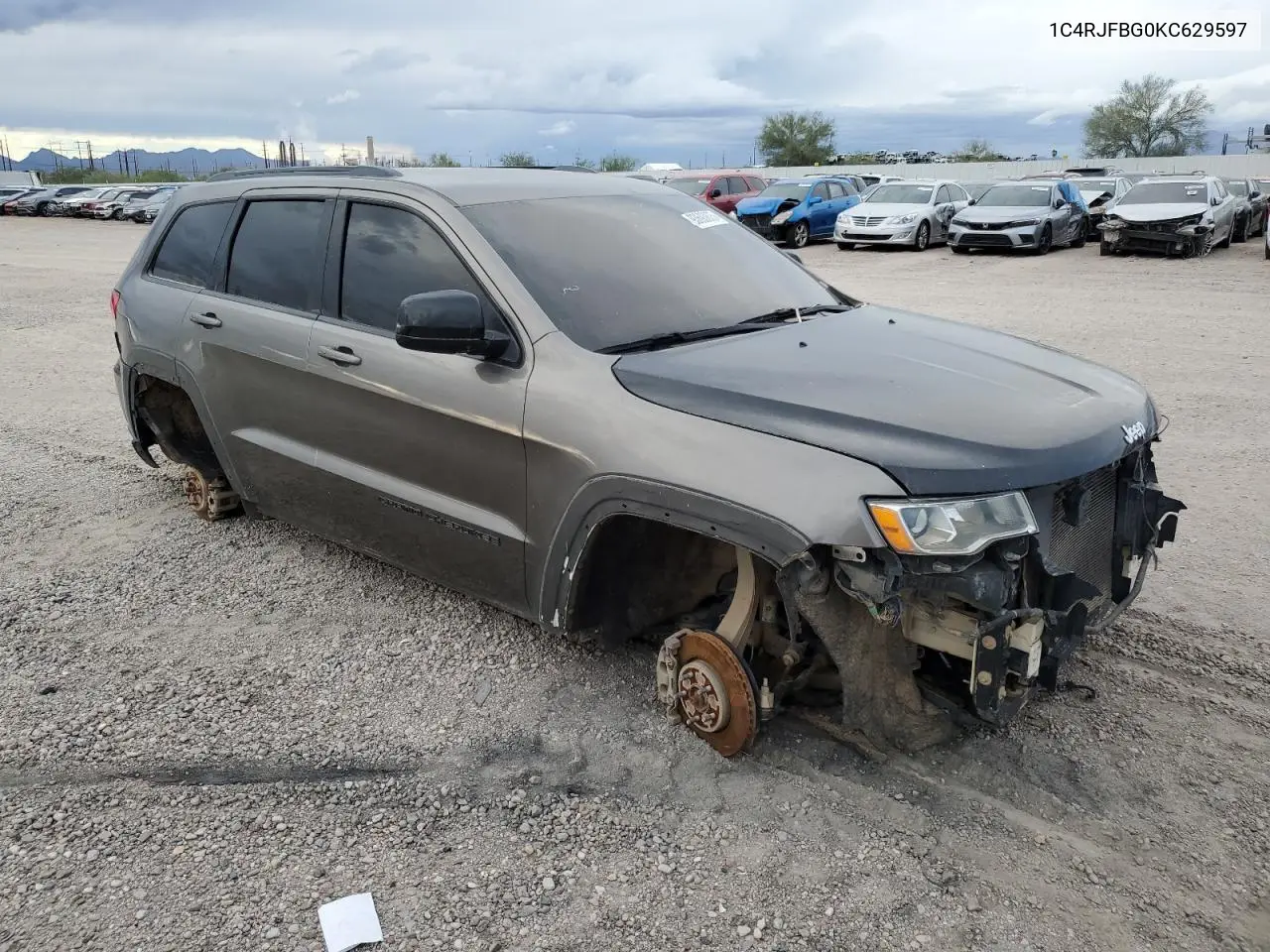 1C4RJFBG0KC629597 2019 Jeep Grand Cherokee Limited