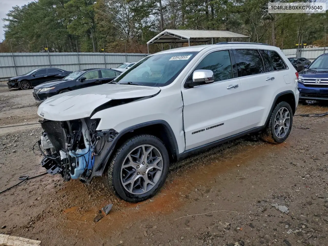 1C4RJEBGXKC795040 2019 Jeep Grand Cherokee Limited