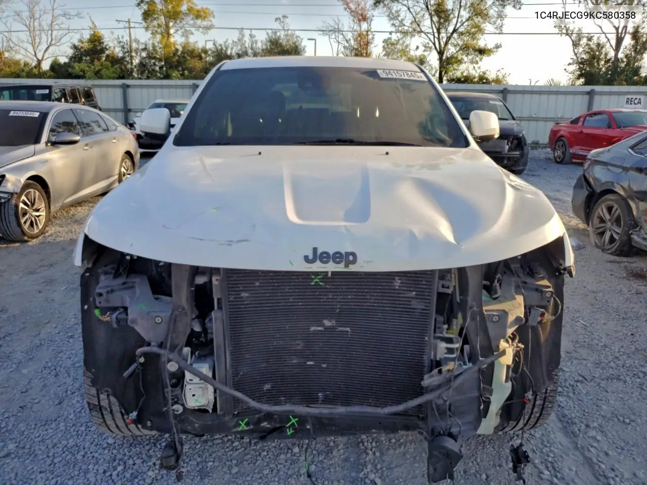 1C4RJECG9KC580358 2019 Jeep Grand Cherokee Overland