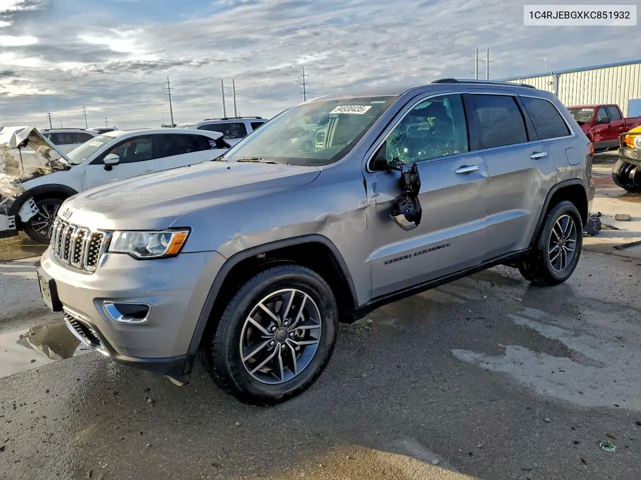 1C4RJEBGXKC851932 2019 Jeep Grand Cherokee Limited