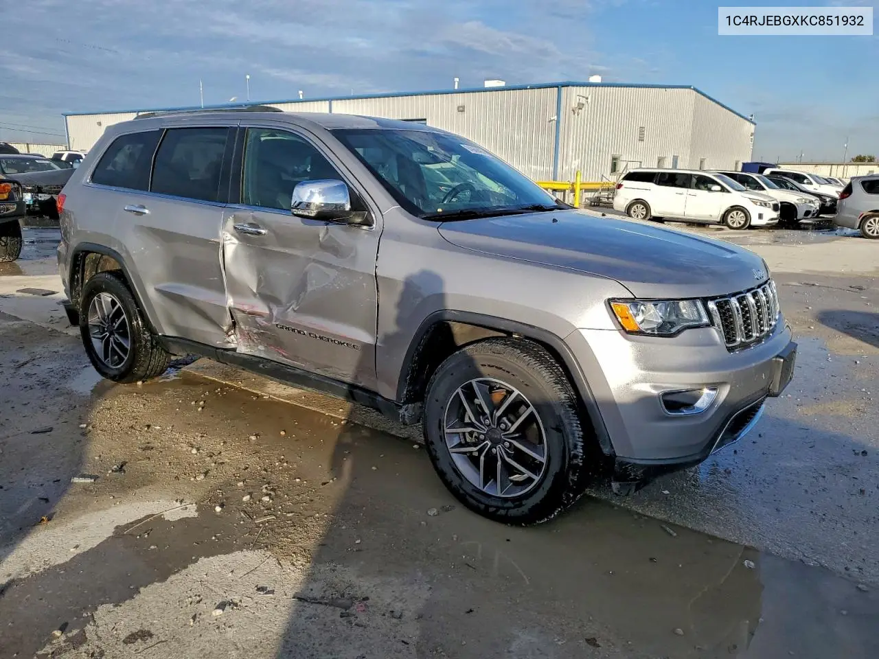 1C4RJEBGXKC851932 2019 Jeep Grand Cherokee Limited