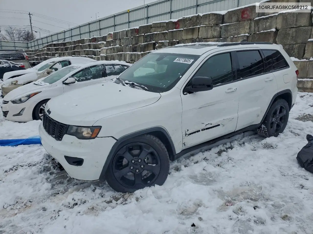 1C4RJFAG8KC568212 2019 Jeep Grand Cherokee Laredo