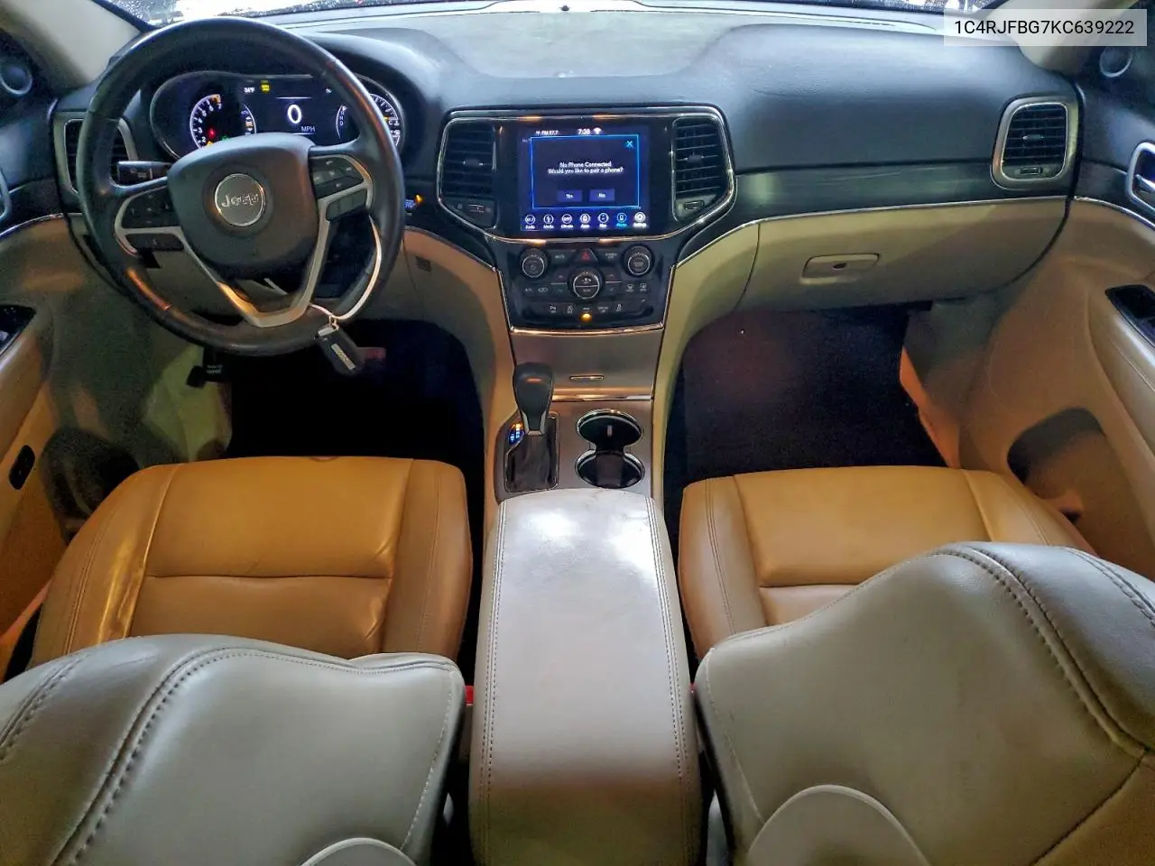 1C4RJFBG7KC639222 2019 Jeep Grand Cherokee Limited