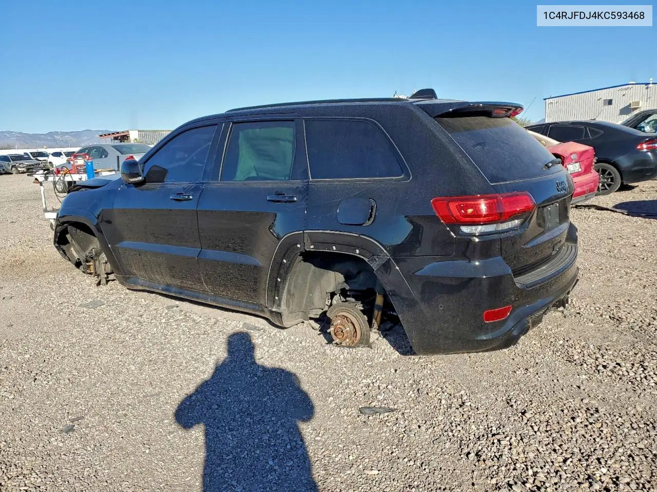 1C4RJFDJ4KC593468 2019 Jeep Grand Cherokee Srt-8