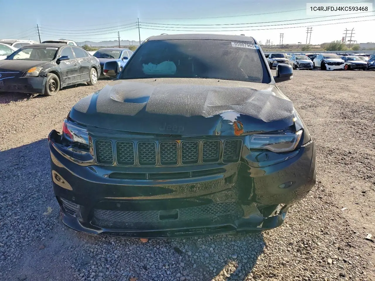 1C4RJFDJ4KC593468 2019 Jeep Grand Cherokee Srt-8