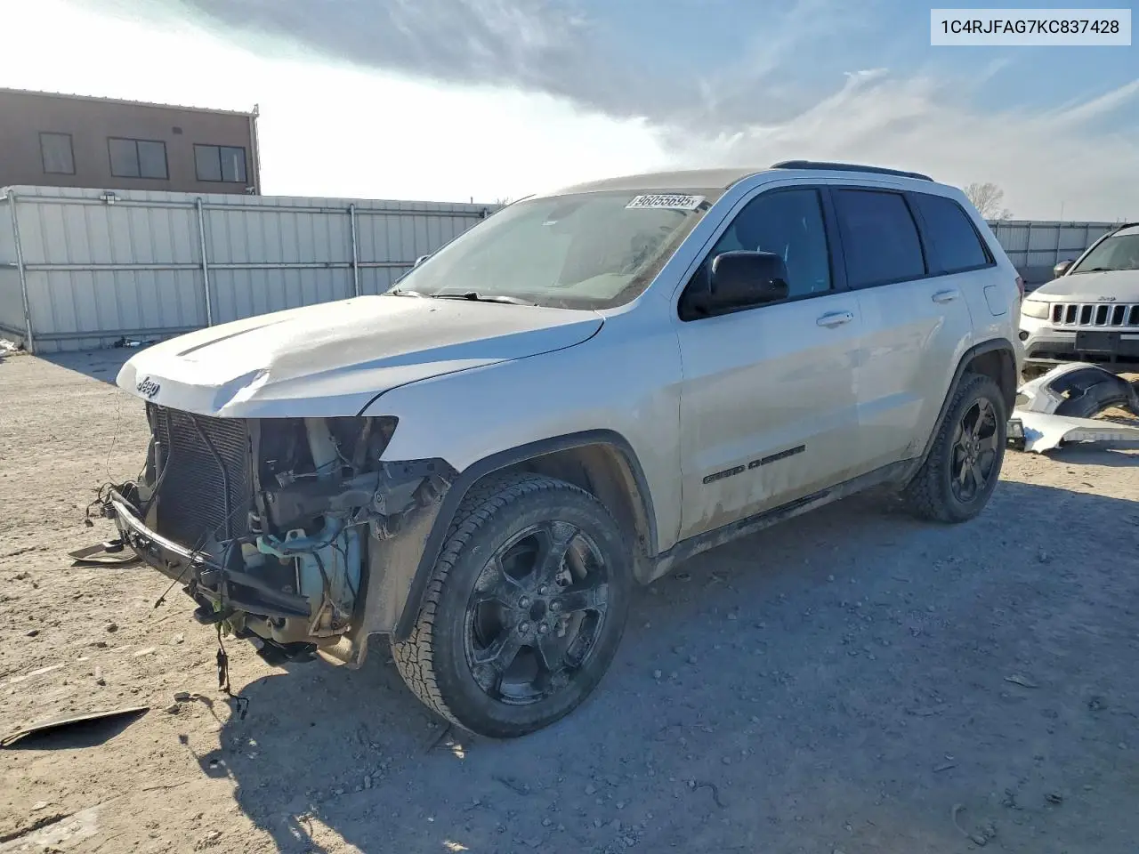 1C4RJFAG7KC837428 2019 Jeep Grand Cherokee Laredo