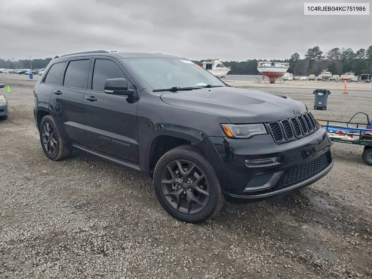 1C4RJEBG4KC751986 2019 Jeep Grand Cherokee Limited