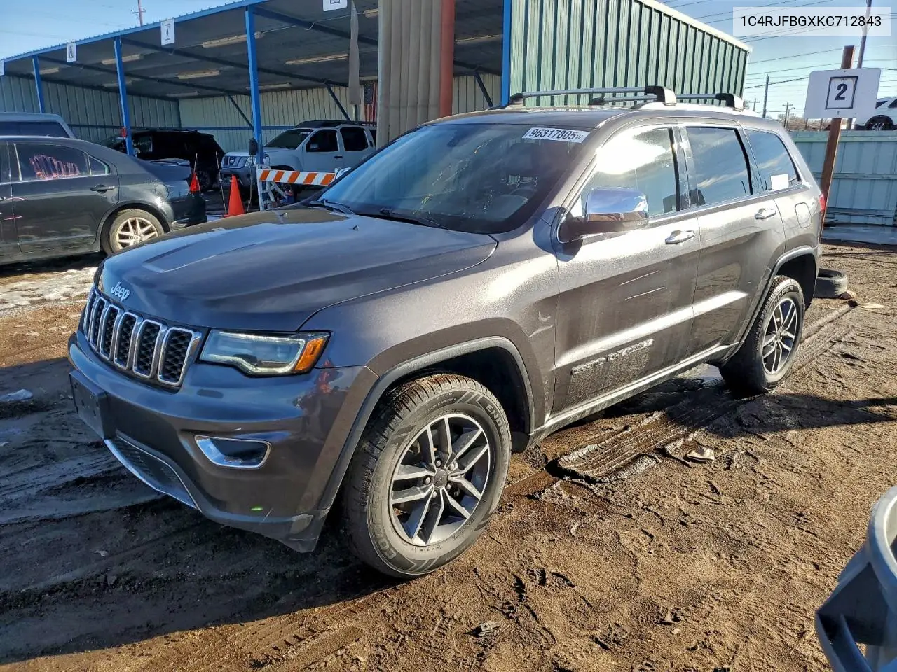 1C4RJFBGXKC712843 2019 Jeep Grand Cherokee Limited