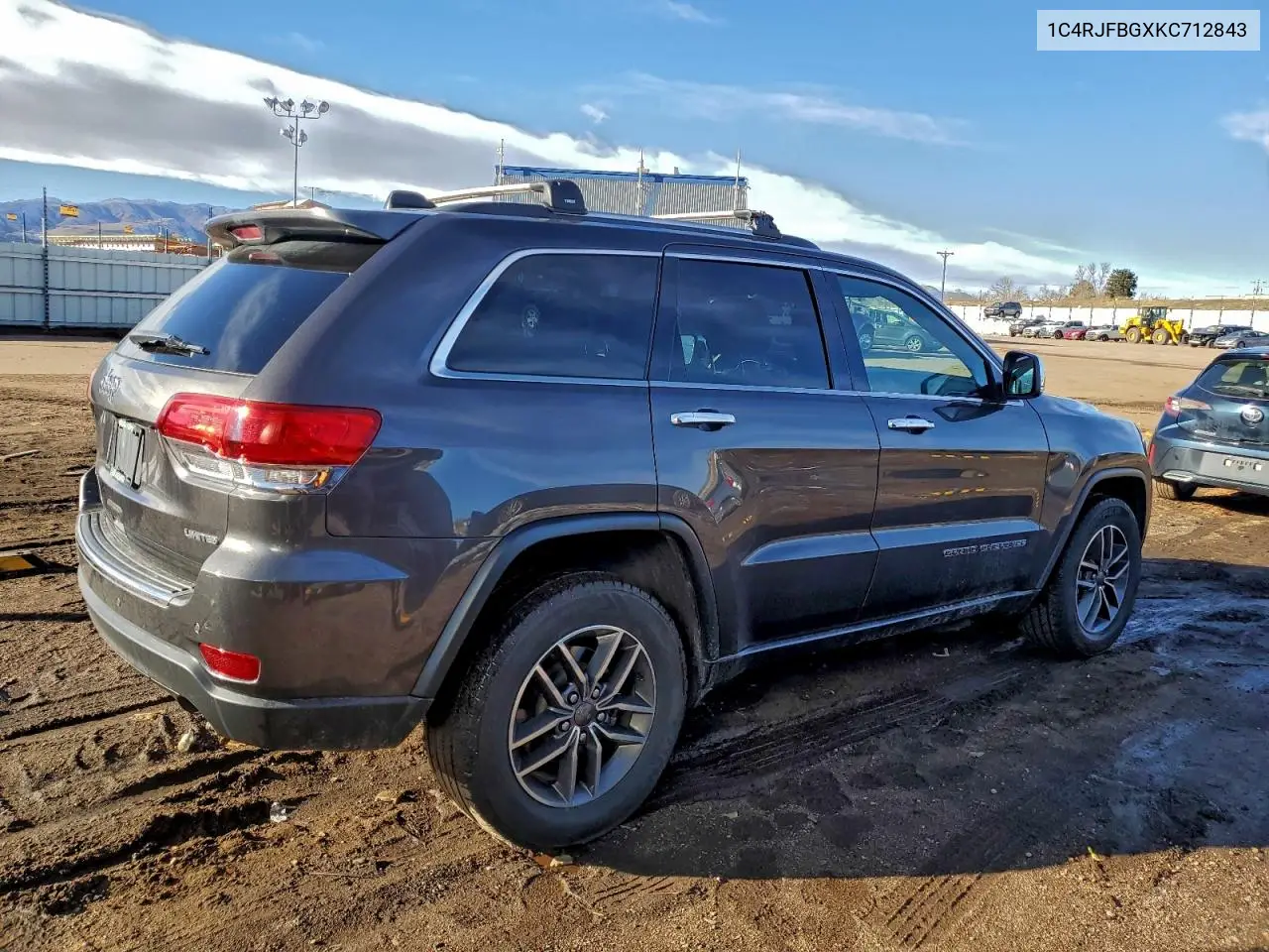 1C4RJFBGXKC712843 2019 Jeep Grand Cherokee Limited
