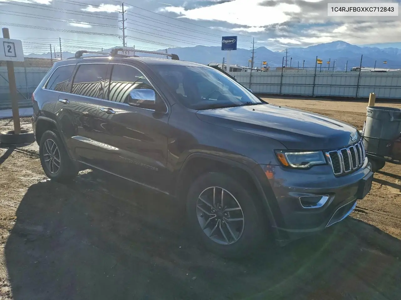 1C4RJFBGXKC712843 2019 Jeep Grand Cherokee Limited