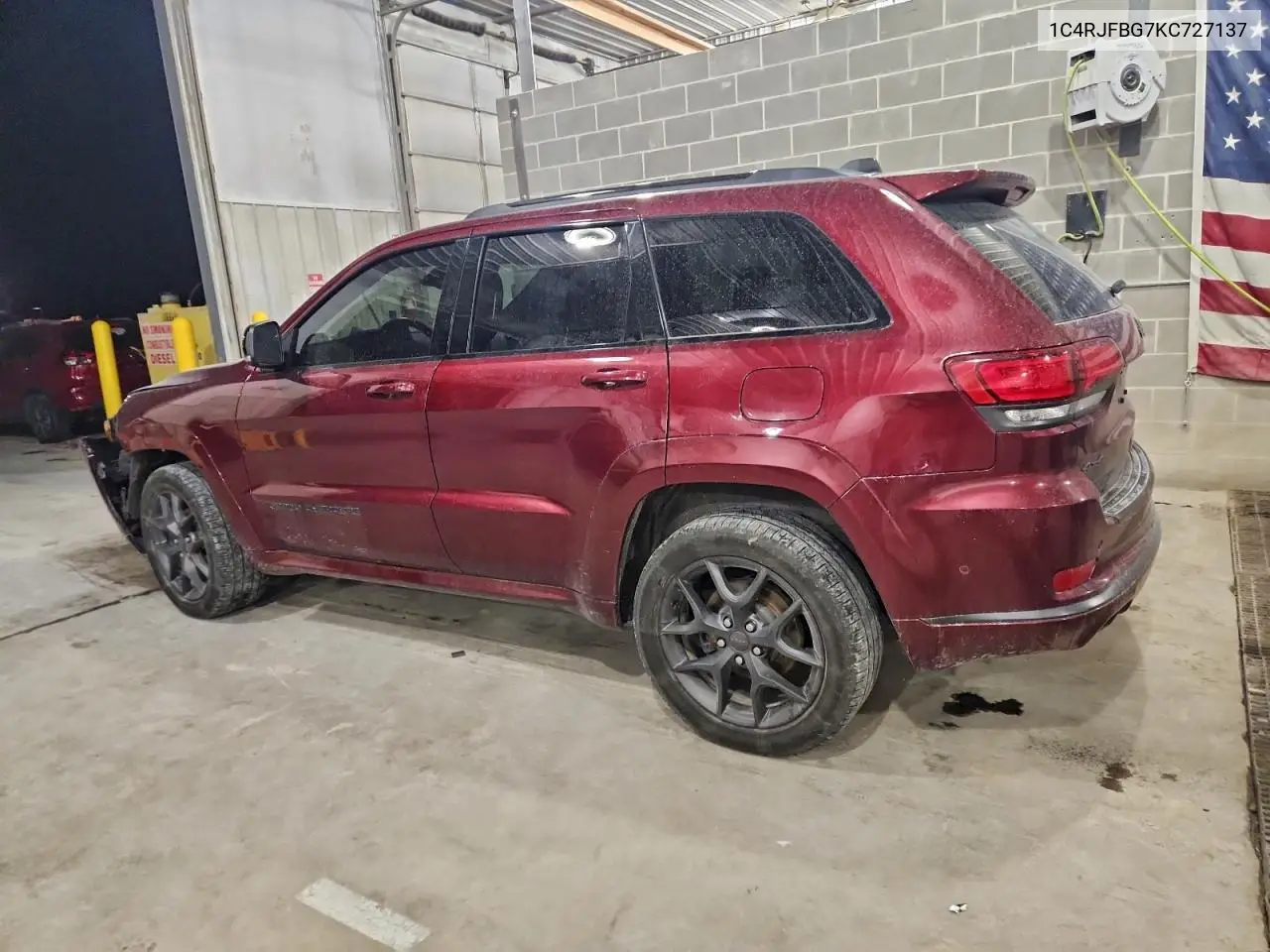 1C4RJFBG7KC727137 2019 Jeep Grand Cherokee Limited