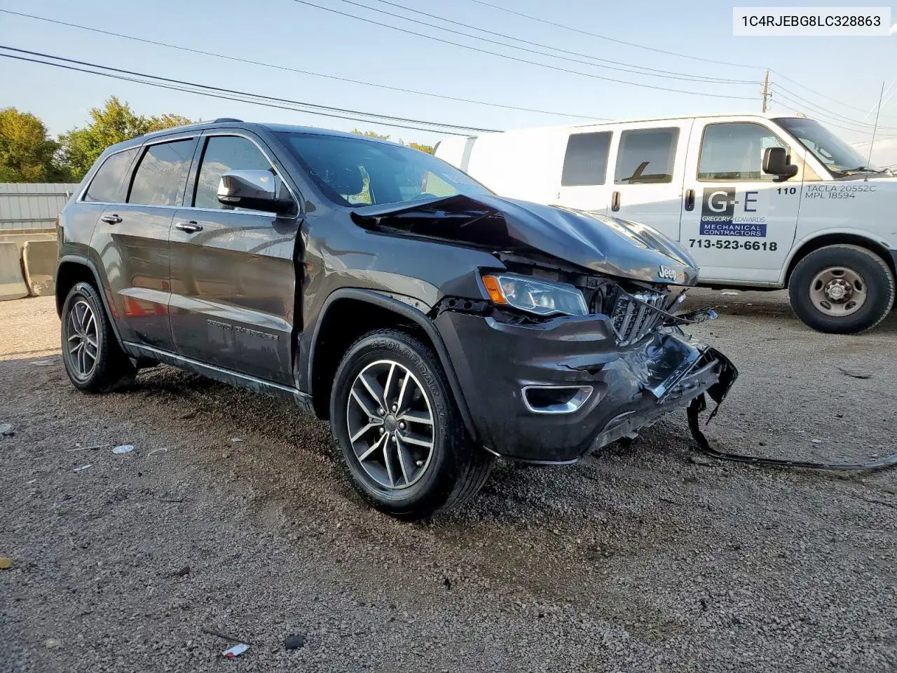1C4RJEBG8LC328863 2020 Jeep Grand Cherokee Limited