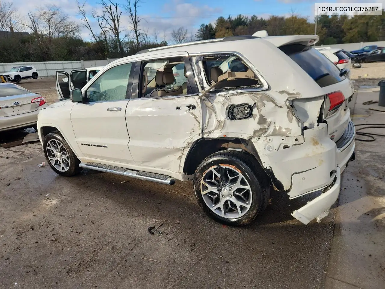 1C4RJFCG1LC376287 2020 Jeep Grand Cherokee Overland
