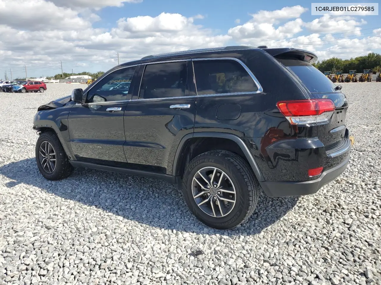 1C4RJEBG1LC279585 2020 Jeep Grand Cherokee Limited