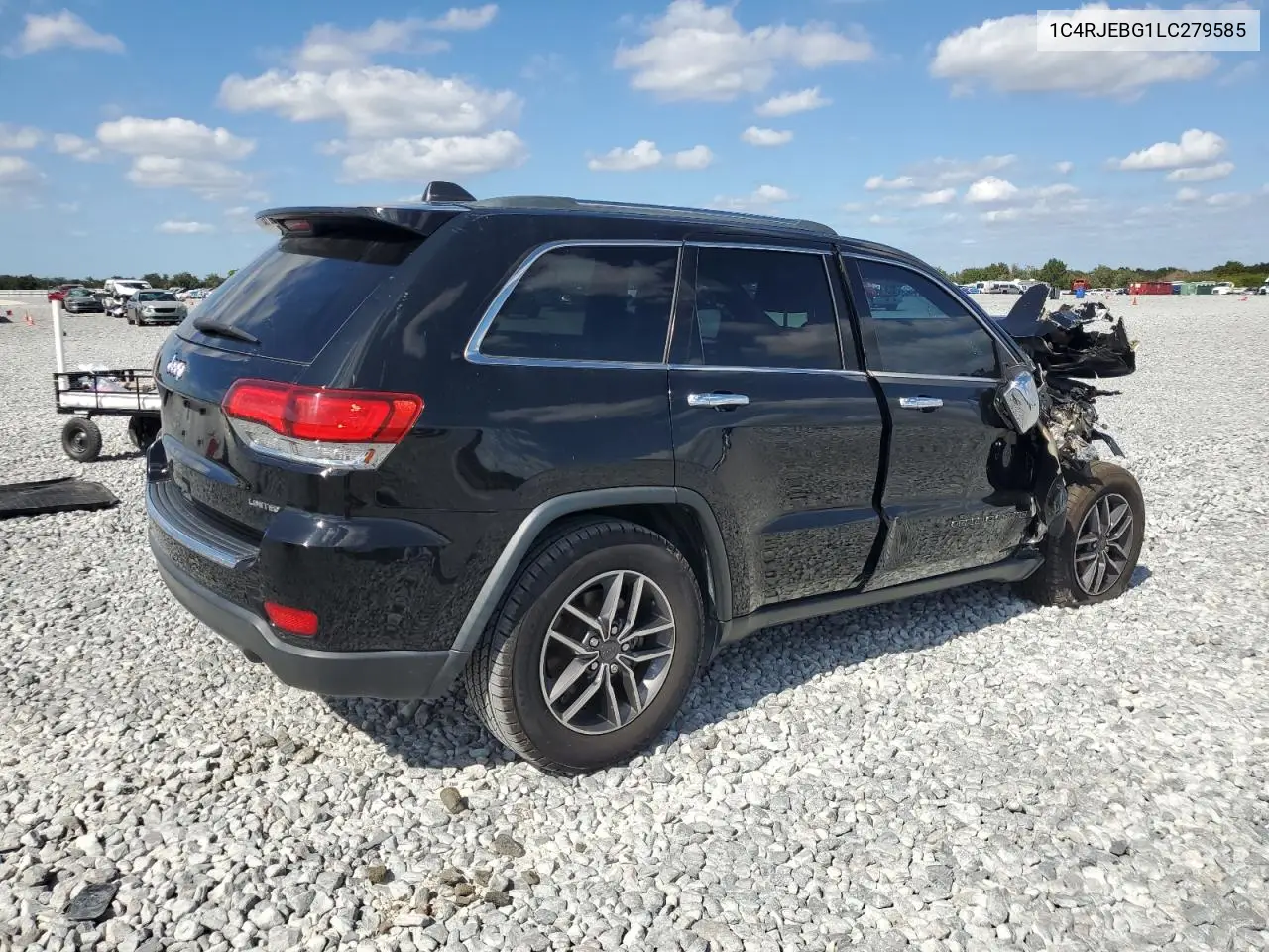 1C4RJEBG1LC279585 2020 Jeep Grand Cherokee Limited