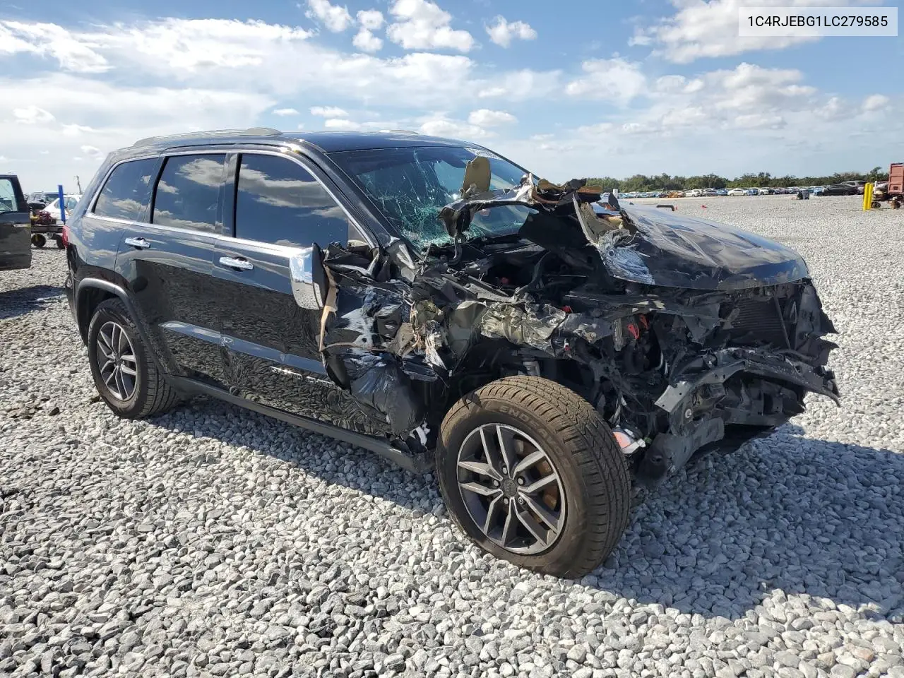 1C4RJEBG1LC279585 2020 Jeep Grand Cherokee Limited