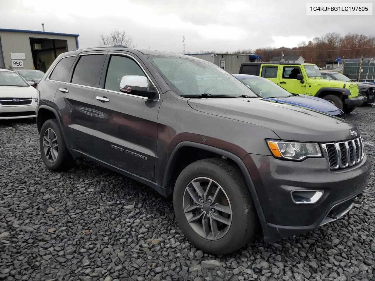 1C4RJFBG1LC197605 2020 Jeep Grand Cherokee Limited
