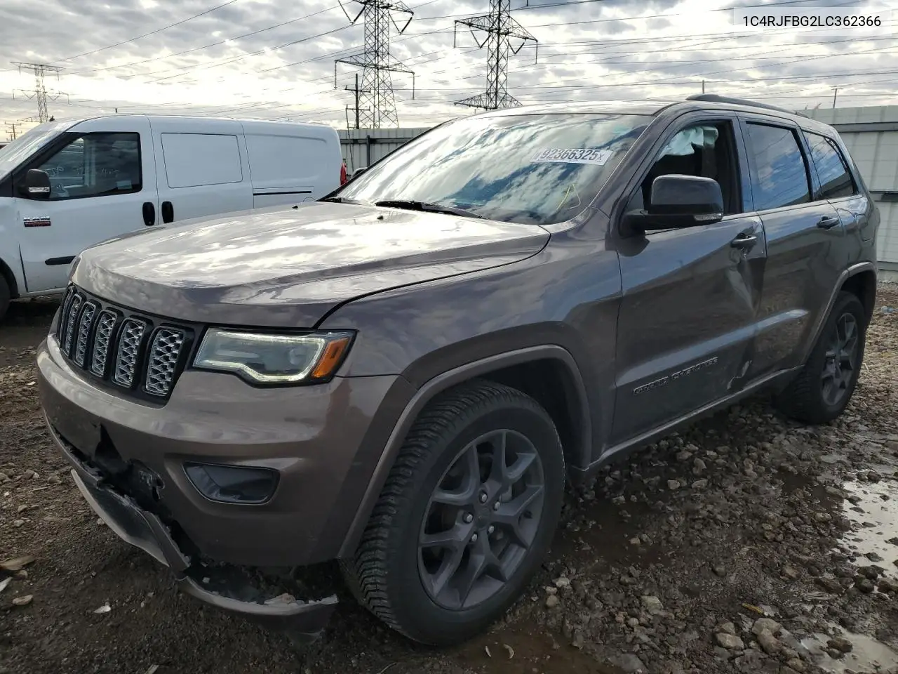 1C4RJFBG2LC362366 2020 Jeep Grand Cherokee Limited