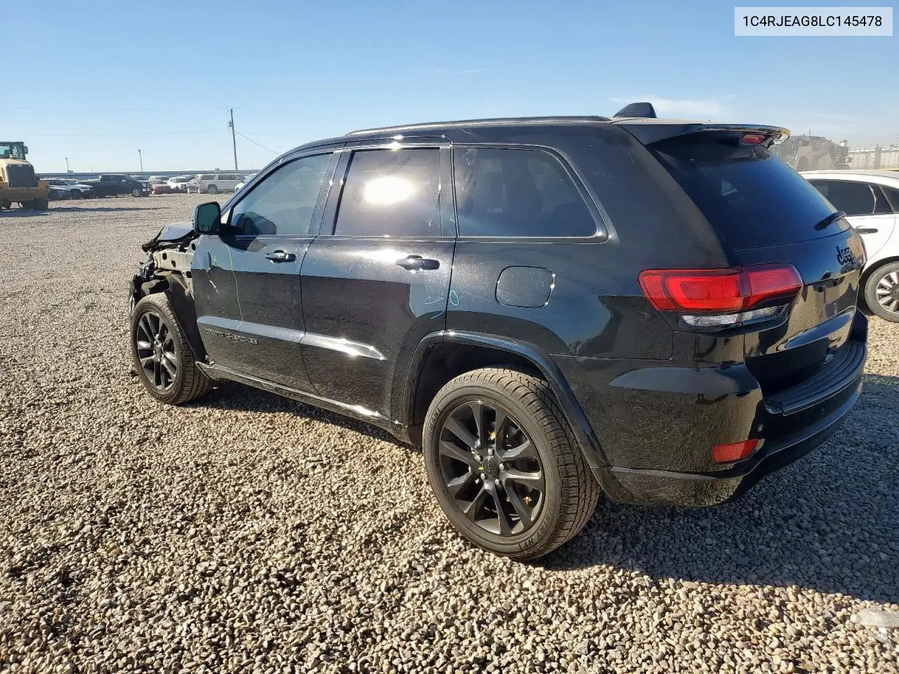 1C4RJEAG8LC145478 2020 Jeep Grand Cherokee Laredo