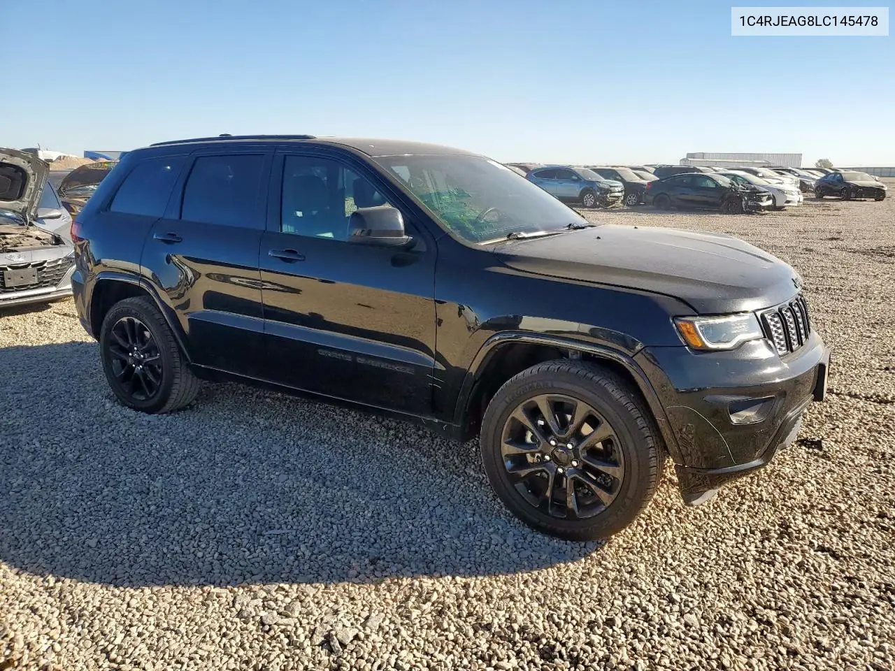 1C4RJEAG8LC145478 2020 Jeep Grand Cherokee Laredo