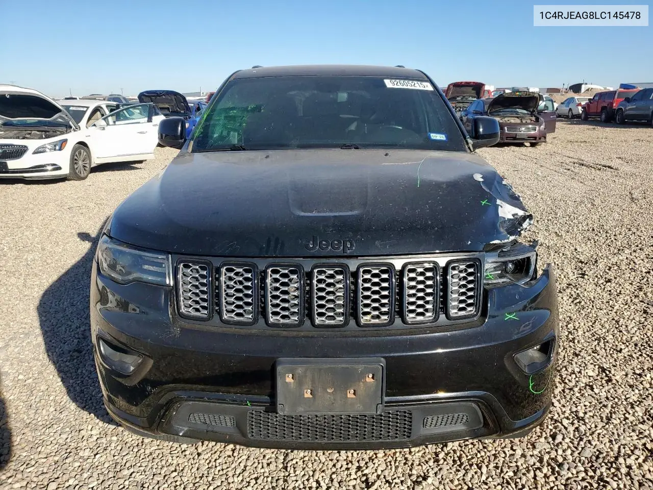 1C4RJEAG8LC145478 2020 Jeep Grand Cherokee Laredo