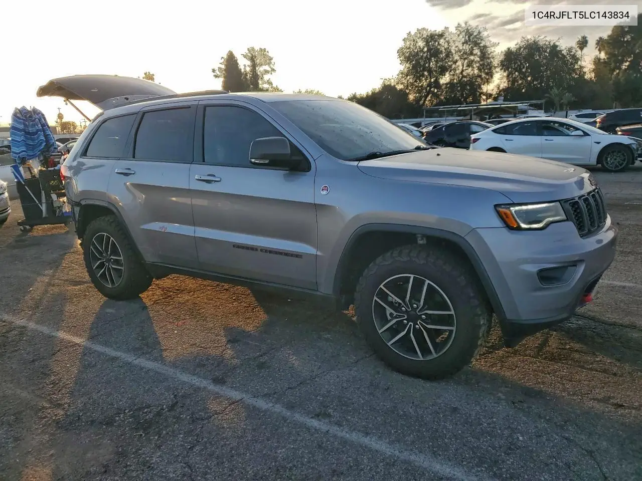 1C4RJFLT5LC143834 2020 Jeep Grand Cherokee Trailhawk